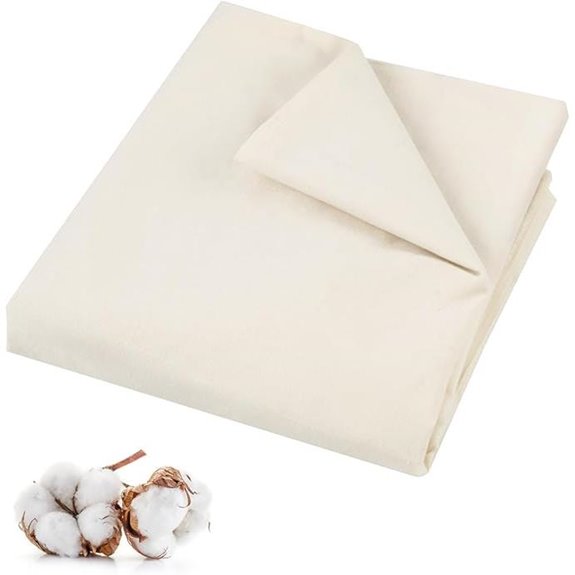 Peasug 100% Cotton Muslin Fabric 63x2 Yards