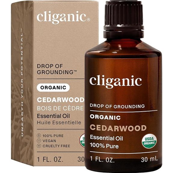 Cliganic Organic Cedarwood Essential Oil (100% Pure)