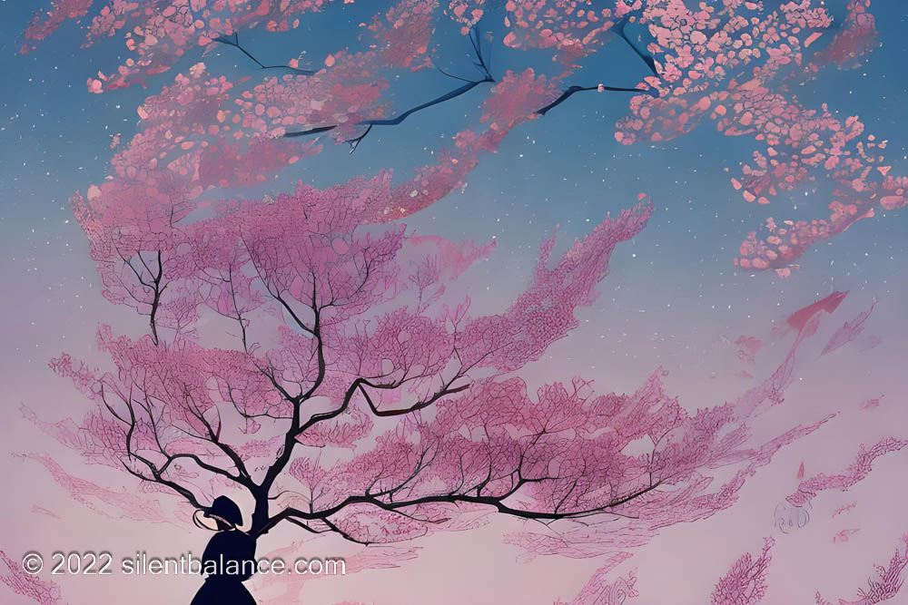 fairy trees, cherry blossom tree