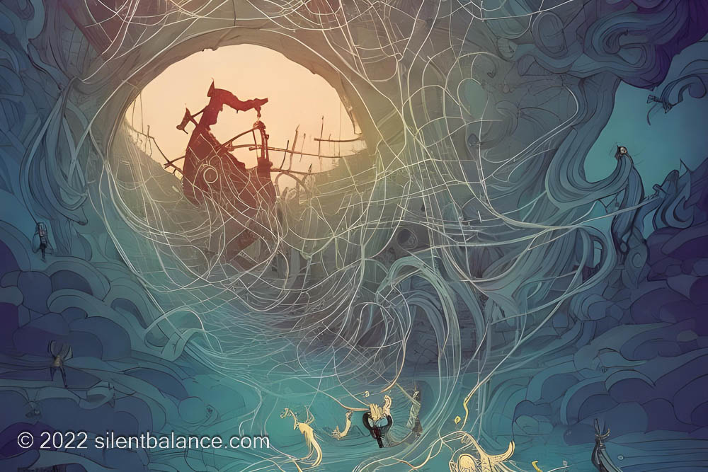 viking symbolism - web of wyrd