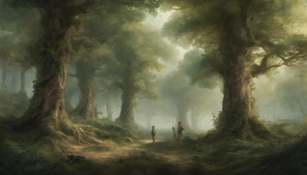 nature reflecting human soul