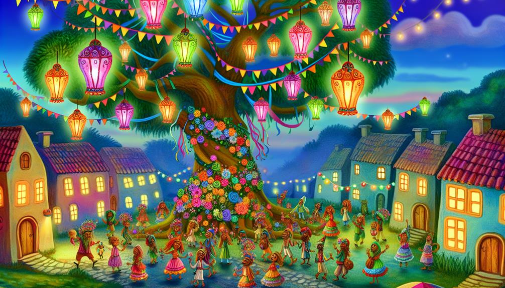 the party tree s symbolic decorations