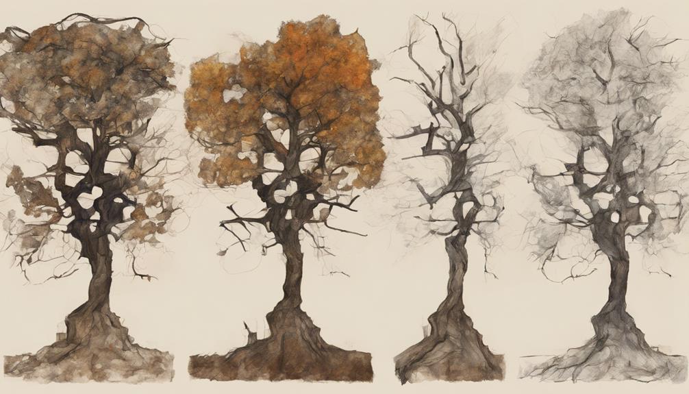 tree motifs in schiele s art