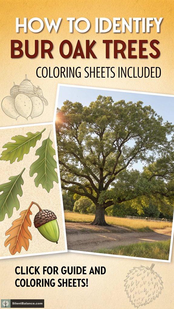 identifying bur oak trees