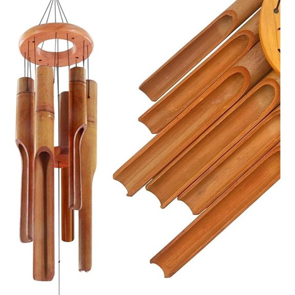 32 inch bamboo wind chimes