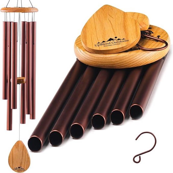 38 inch adjustable clapper wind chime