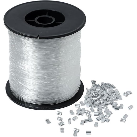 Heavy Duty Clear Hanging Wire 75Lbs 820FT