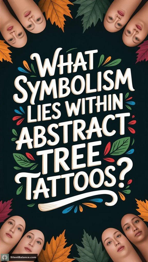 abstract tree tattoos symbolism