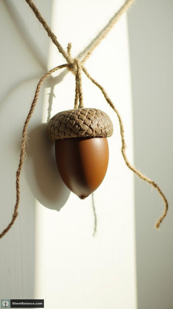 acorn wall hangings diy