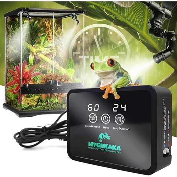 Reptile Smart Misting System with Adjustable Nozzles