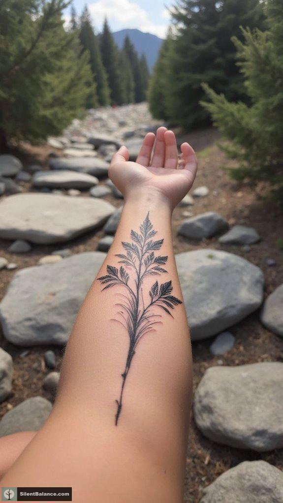 adventurous nature inspired tattoo