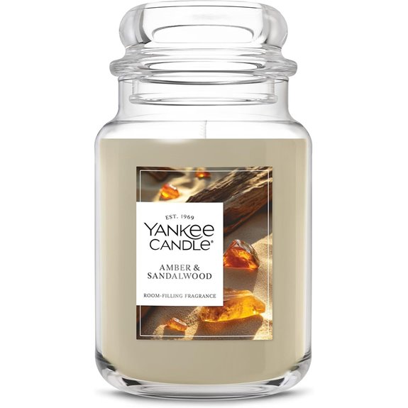 Yankee Candle Amber & Sandalwood 22oz Candle