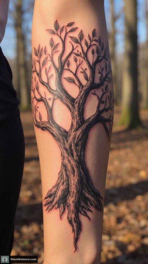 ancient tree tattoo symbolism
