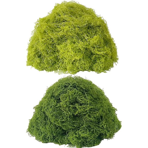 KEYUSHOP 7 oz Artificial Green Moss for Crafts