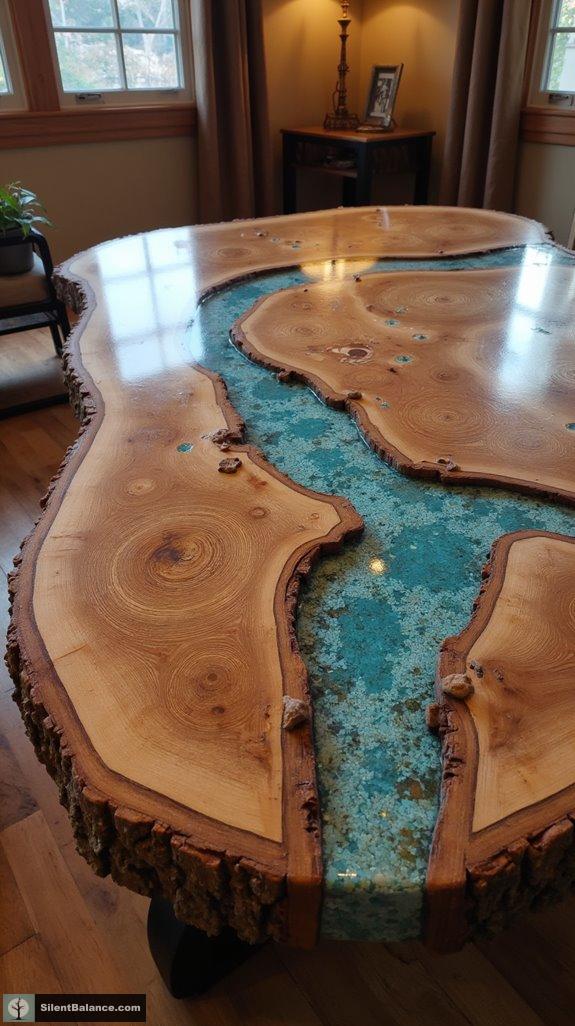 artistic tree ring inlays
