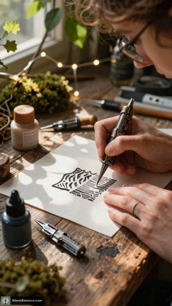 authentic natural textured design