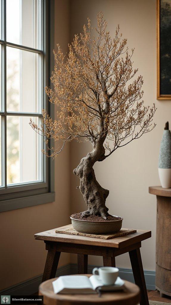 autumn s transformation in bonsai