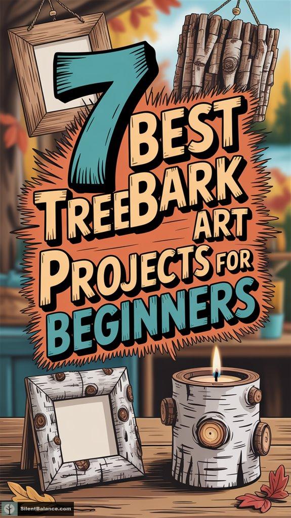 beginner tree bark crafts