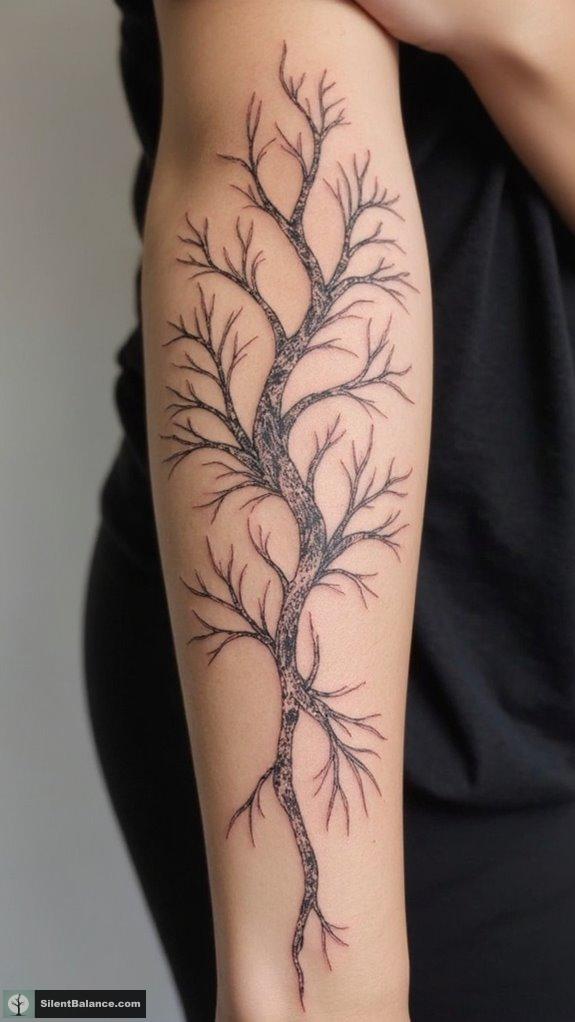bespoke ancestry branch tattoos