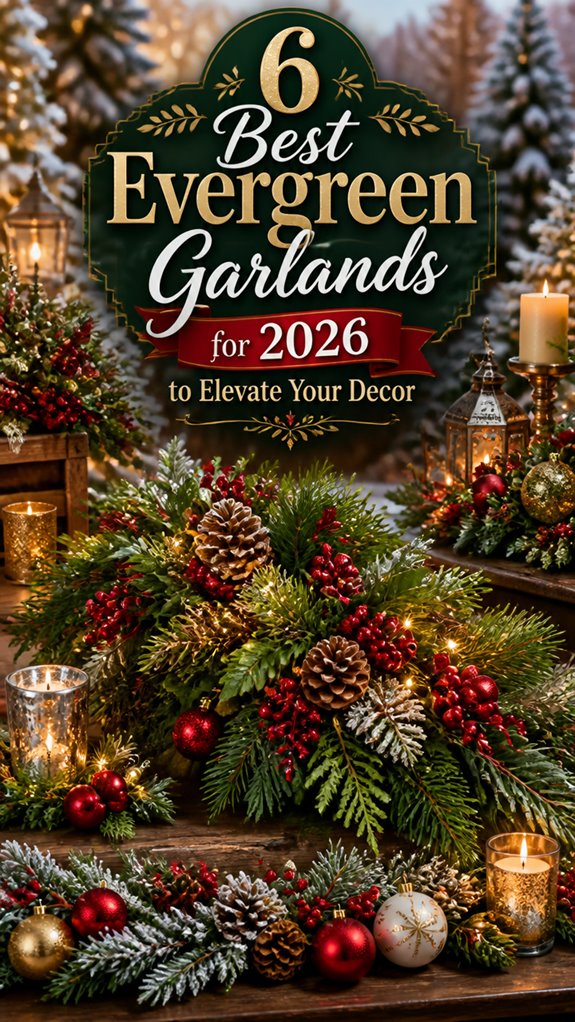 best evergreen garlands 2026