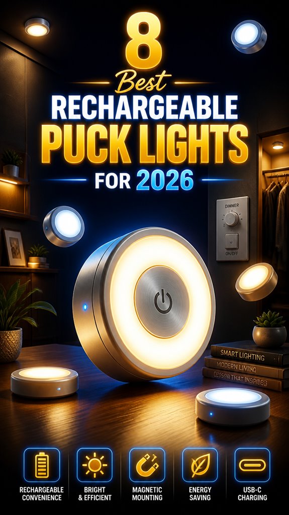 best rechargeable puck lights 2026