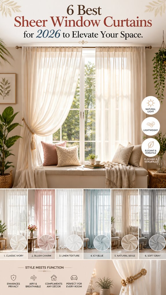 best sheer curtains 2026