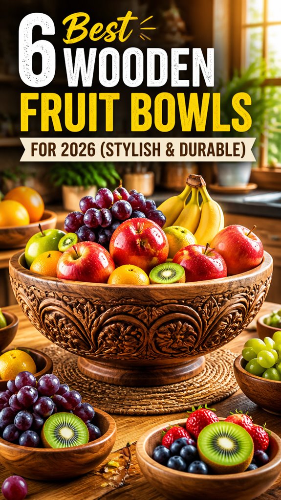best wooden fruit bowls