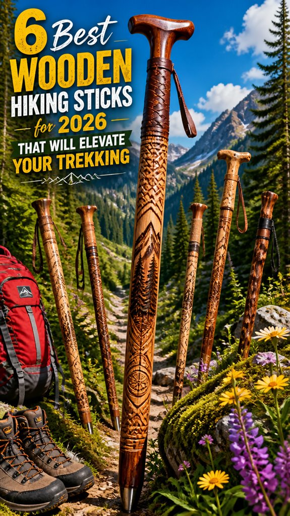 best wooden hiking sticks
