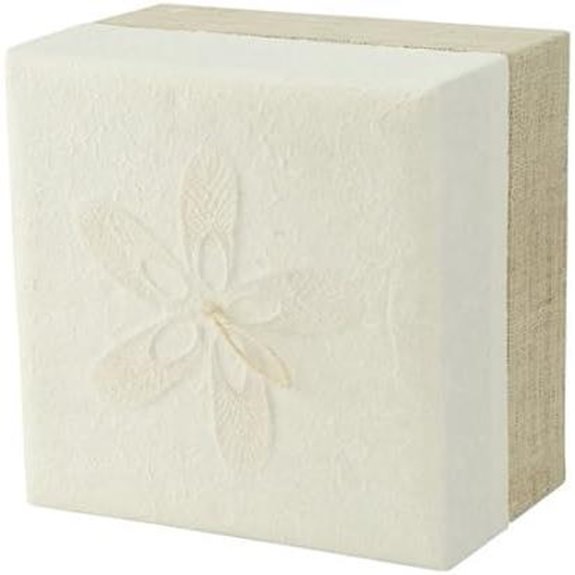 Embrace Biodegradable Cremation Urn for Ashes - White Hemp