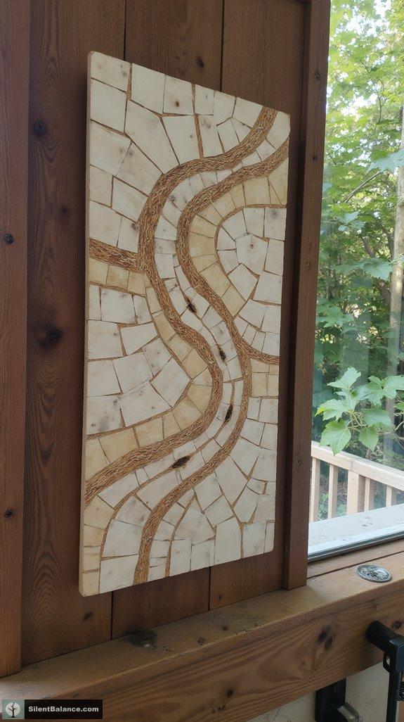 birch bark mosaic art