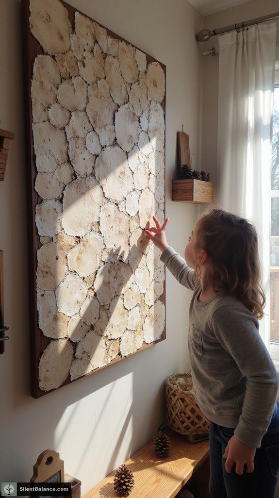 birch bark wall art