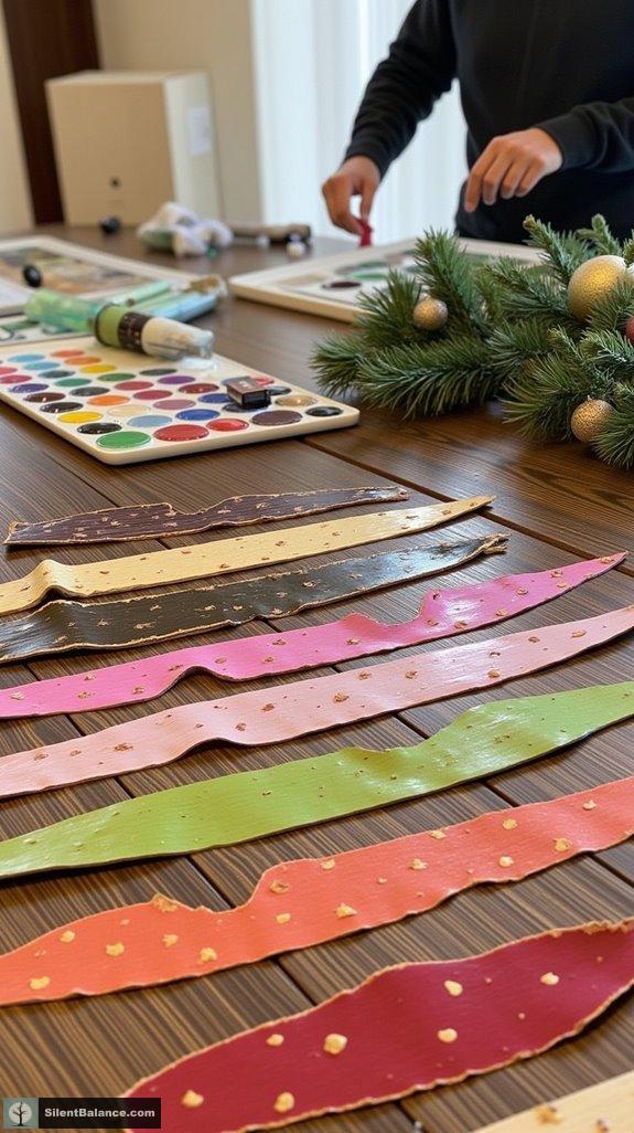 birch bark wrapping paper