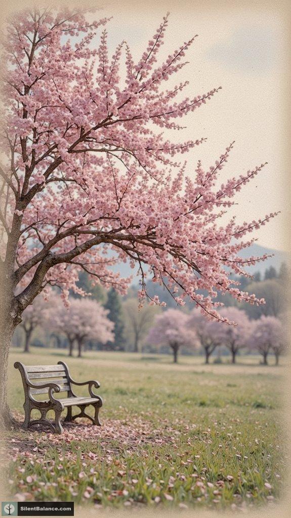 blossoming trees symbolize personal growth
