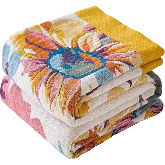 Phuryllic Boho Twin Cotton Throw Blanket
