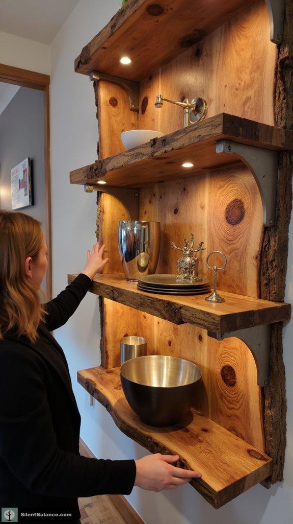 bold metal wood fusion decor