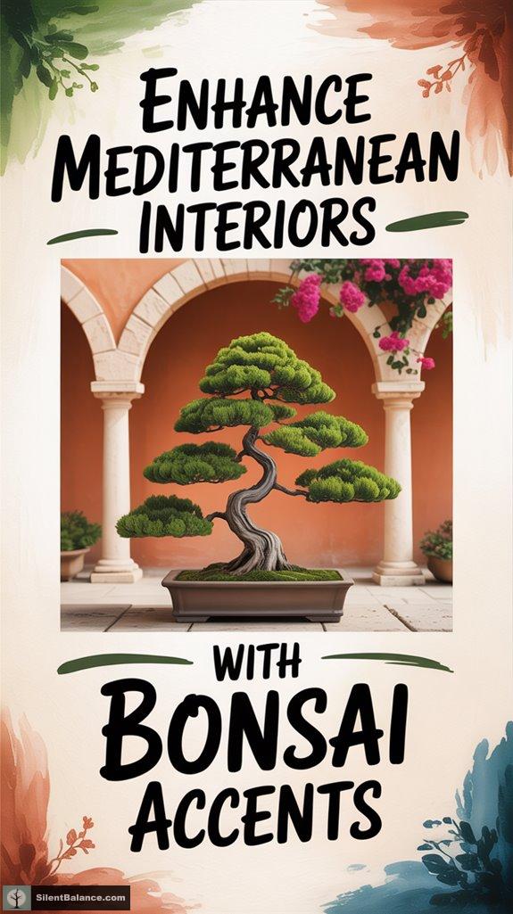 bonsai accents for mediterranean interiors