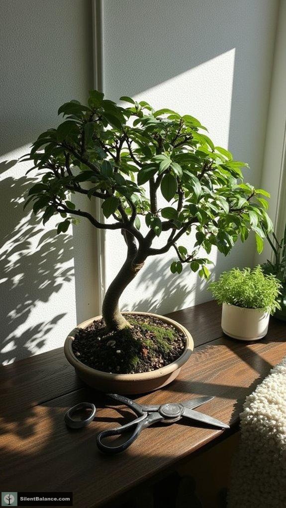 bonsai care water mist prune