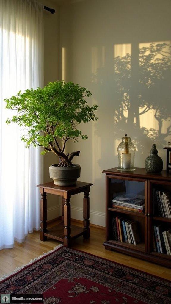 bonsai display height matters