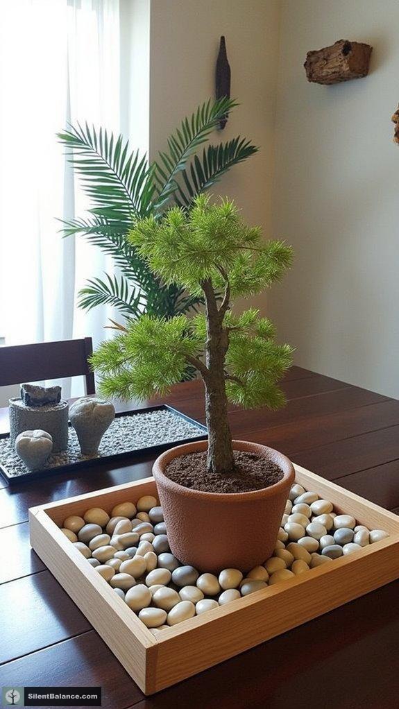 bonsai enhances dining atmosphere