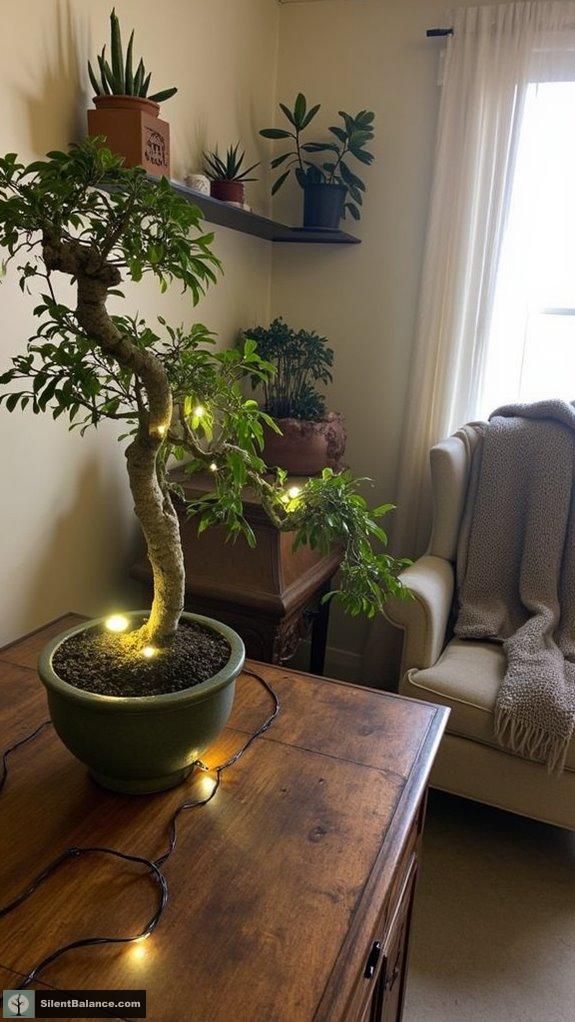 bonsai enhances home decor