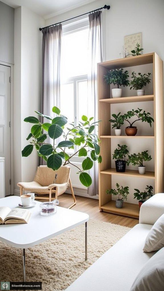 bonsai enhances tranquil living