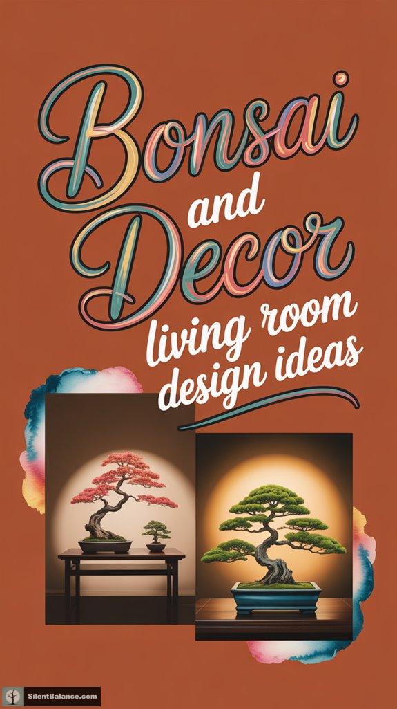 bonsai inspired living room decor