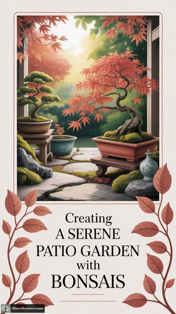 bonsai patio garden serenity