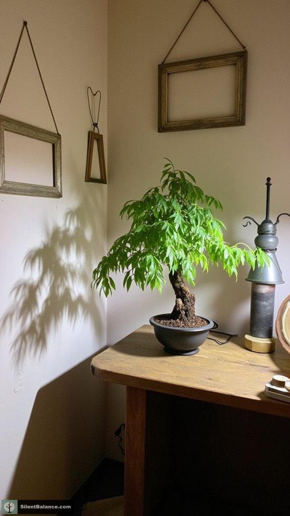 bonsai placement enhances positivity