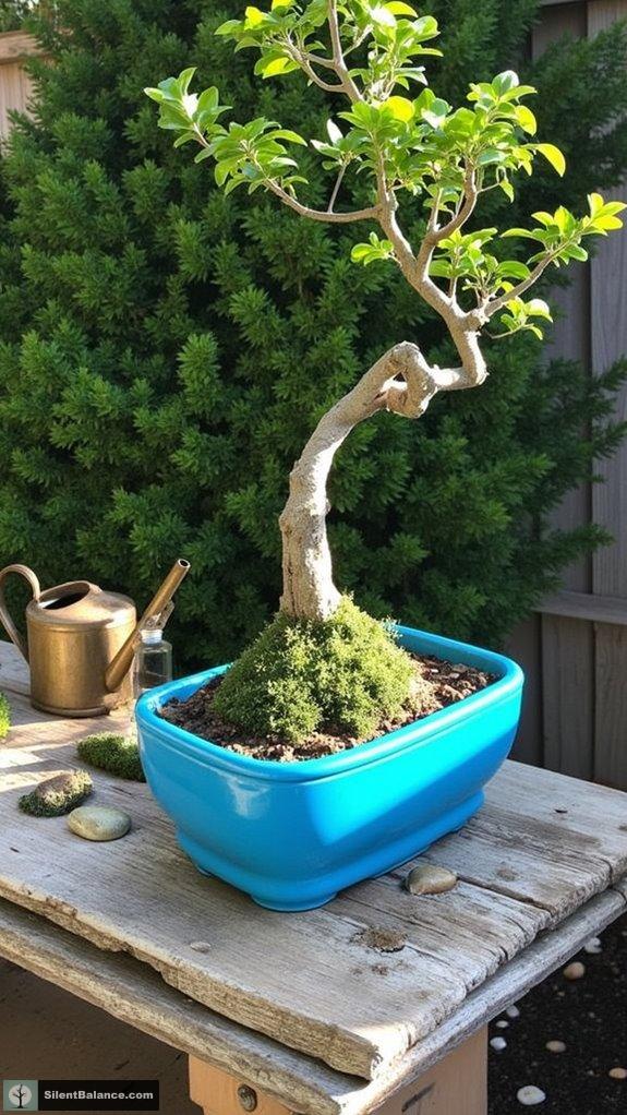 bonsai pot color symbolism