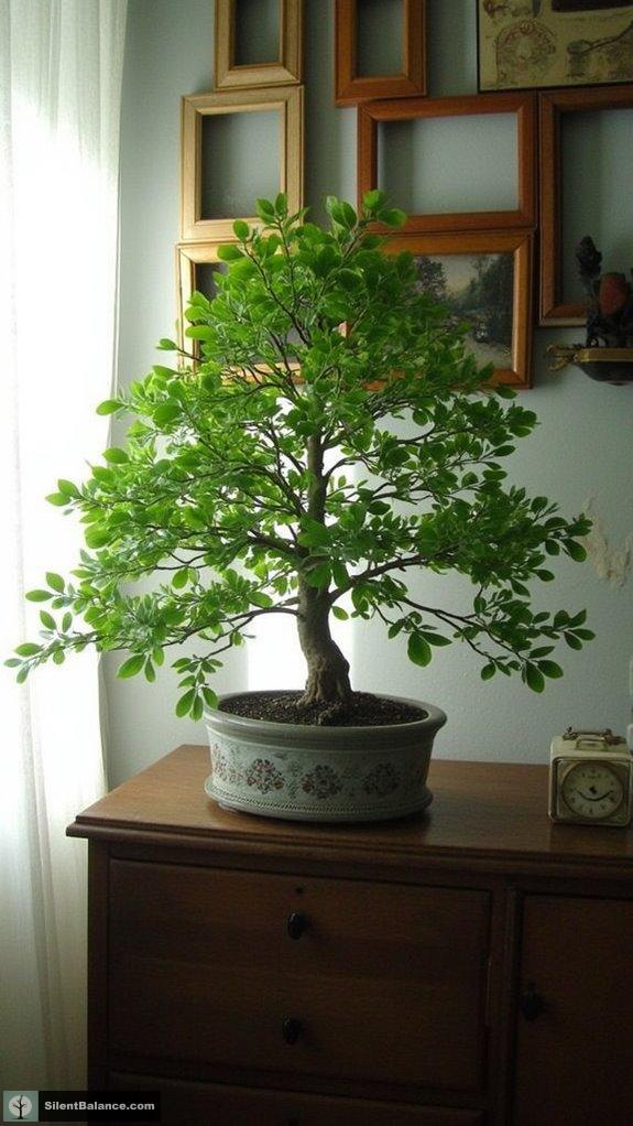 bonsai promotes positive energy