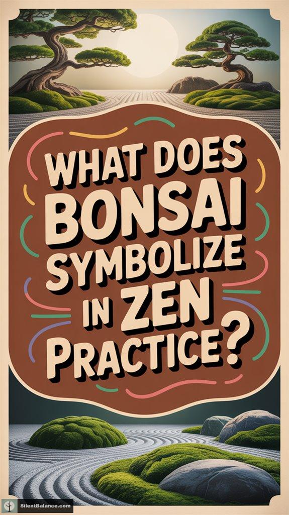 bonsai represents harmony and patience