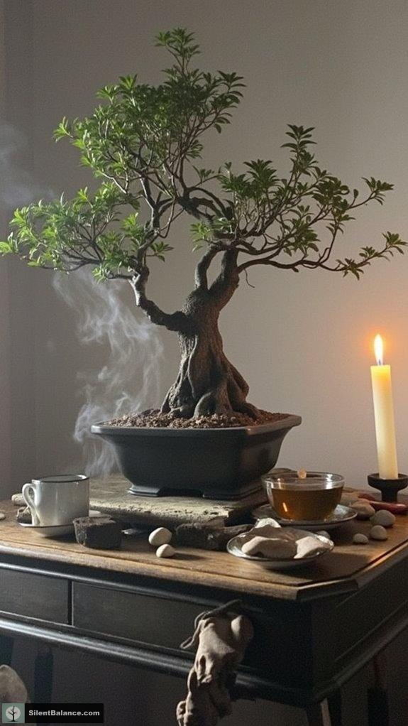 bonsai serenity in space
