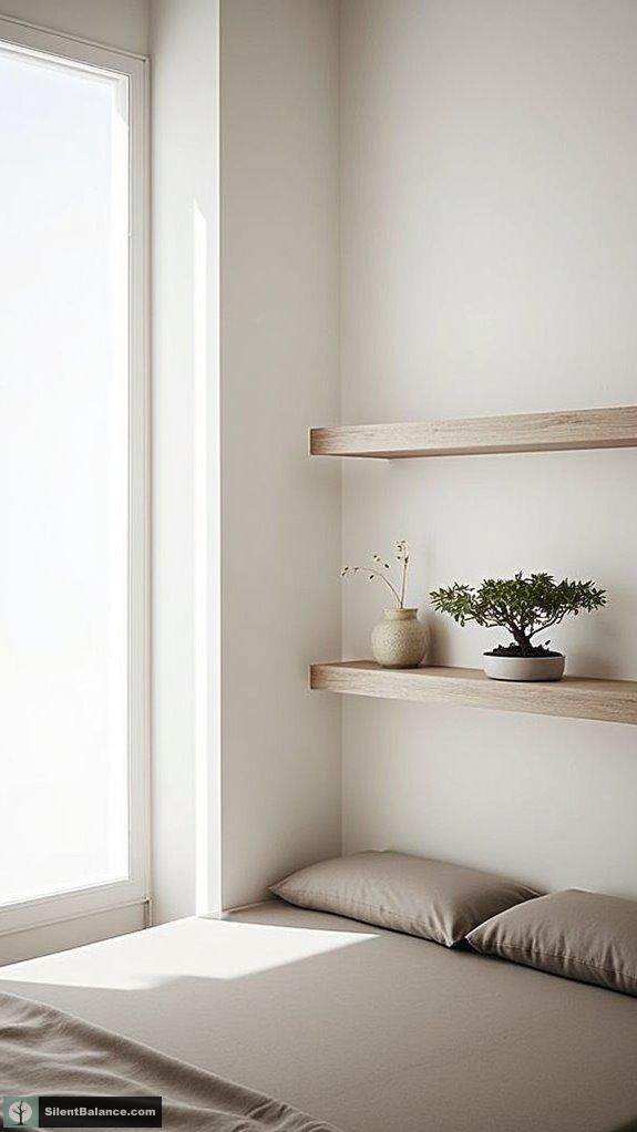 bonsai sunlight minimalist placement