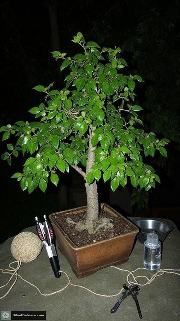 bonsai symbolizes growth and balance